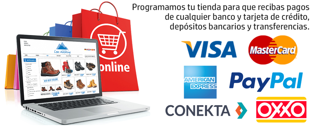 Creacion de tiendas en linea